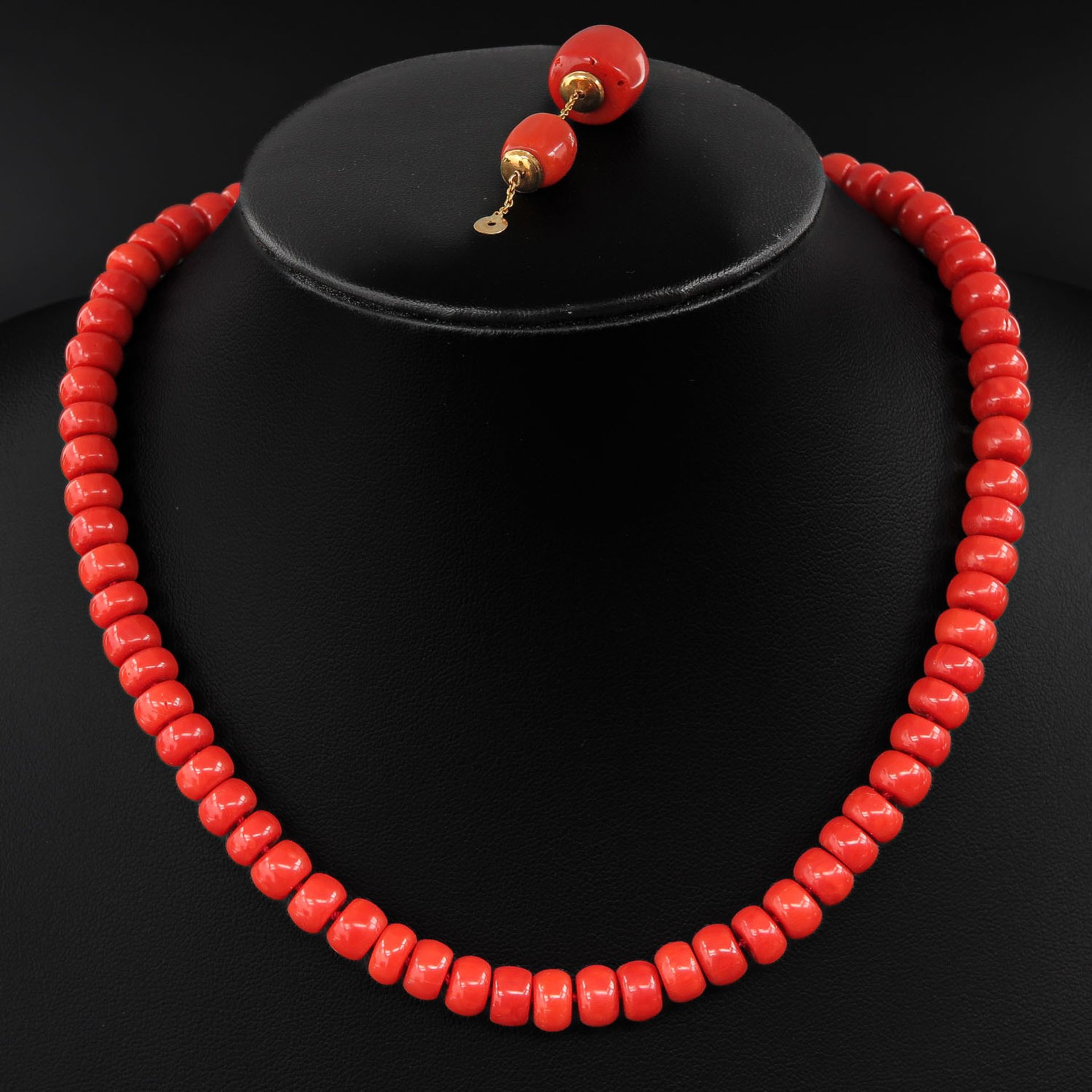 A 19th Century Red Coral Necklace