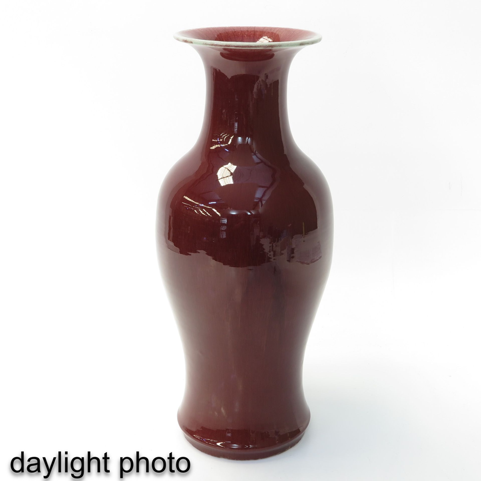A Sang de Boeuf Decor Vase - Image 7 of 9