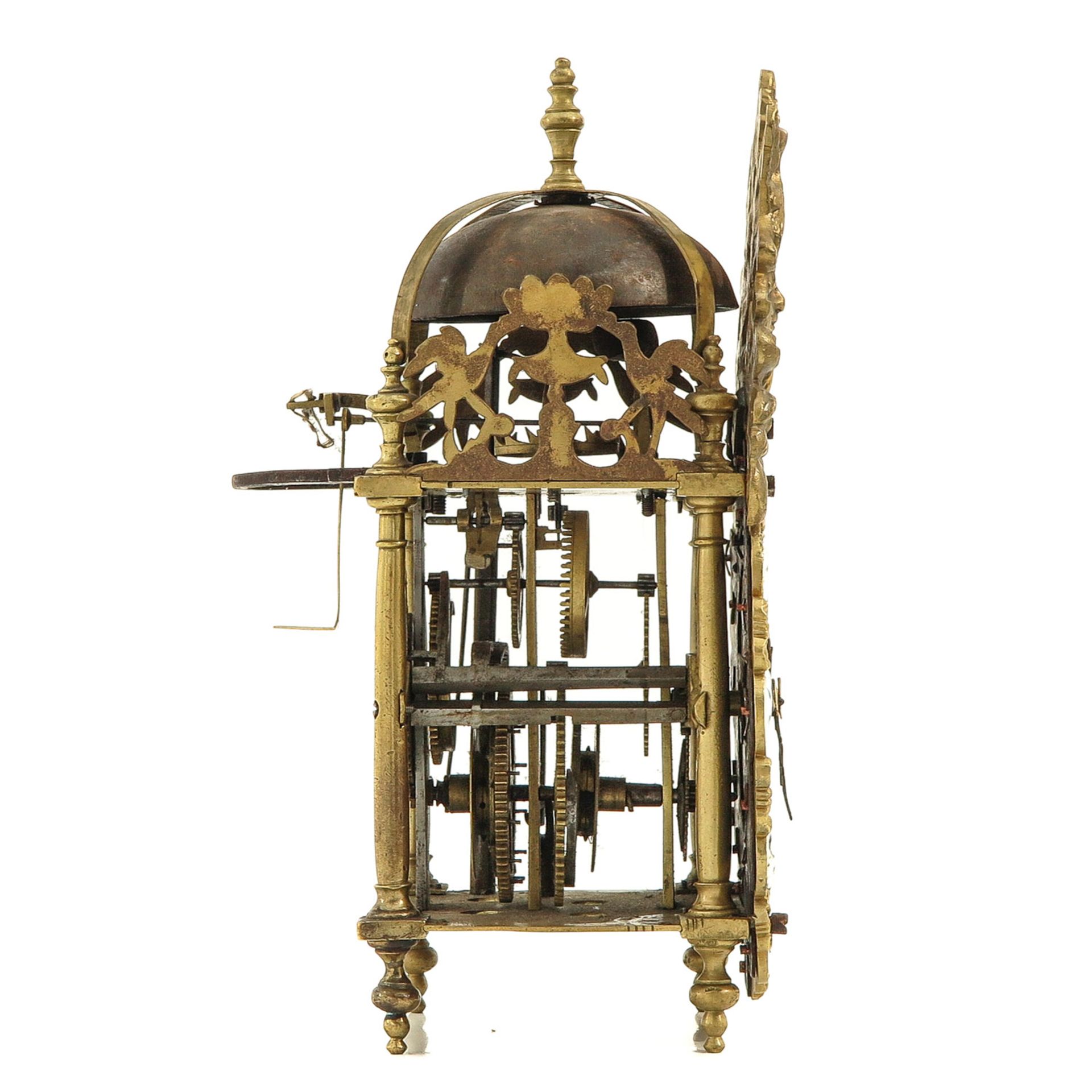 An 18th Century French Lantern Clock - Image 8 of 10