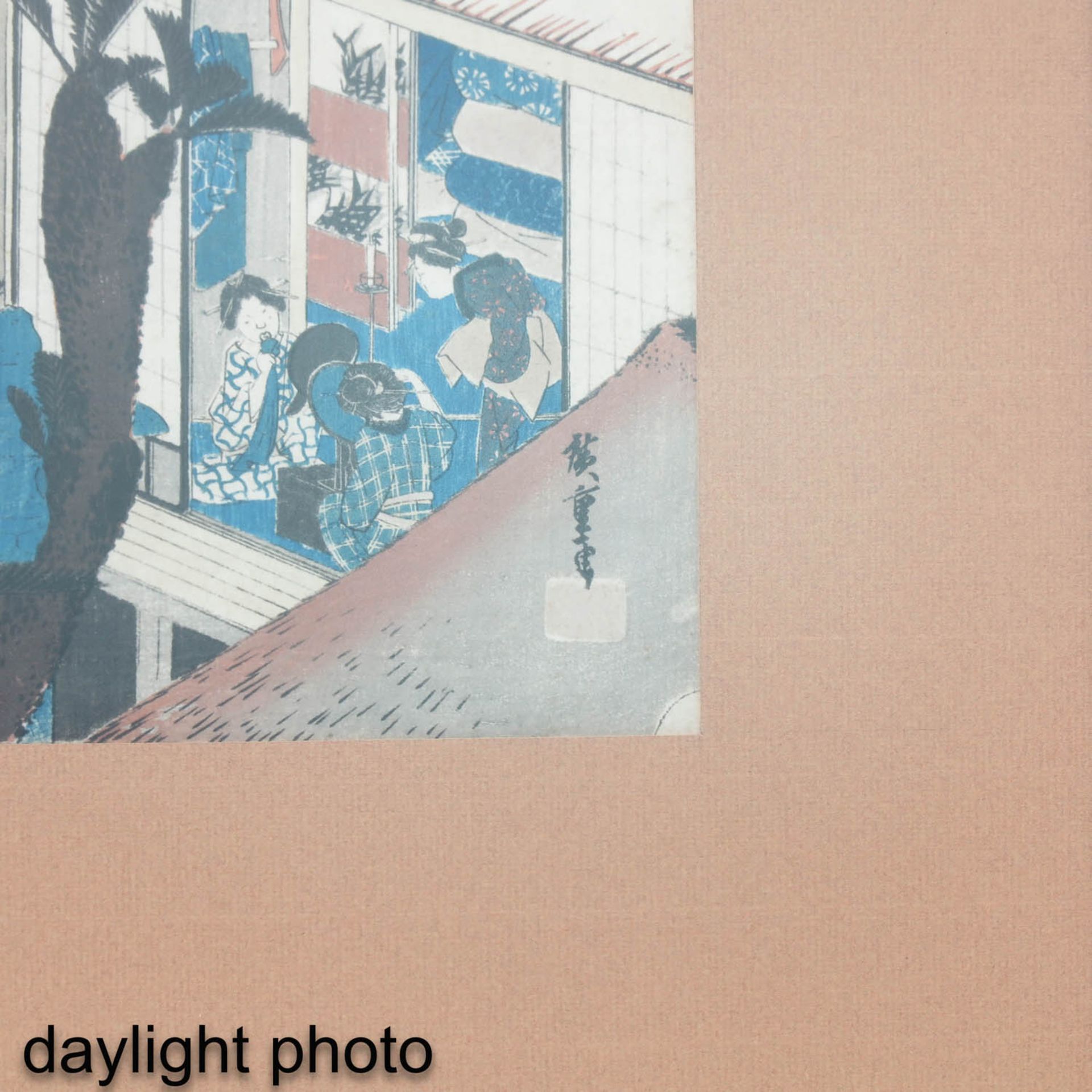 A Japanese Block Print - Bild 7 aus 7