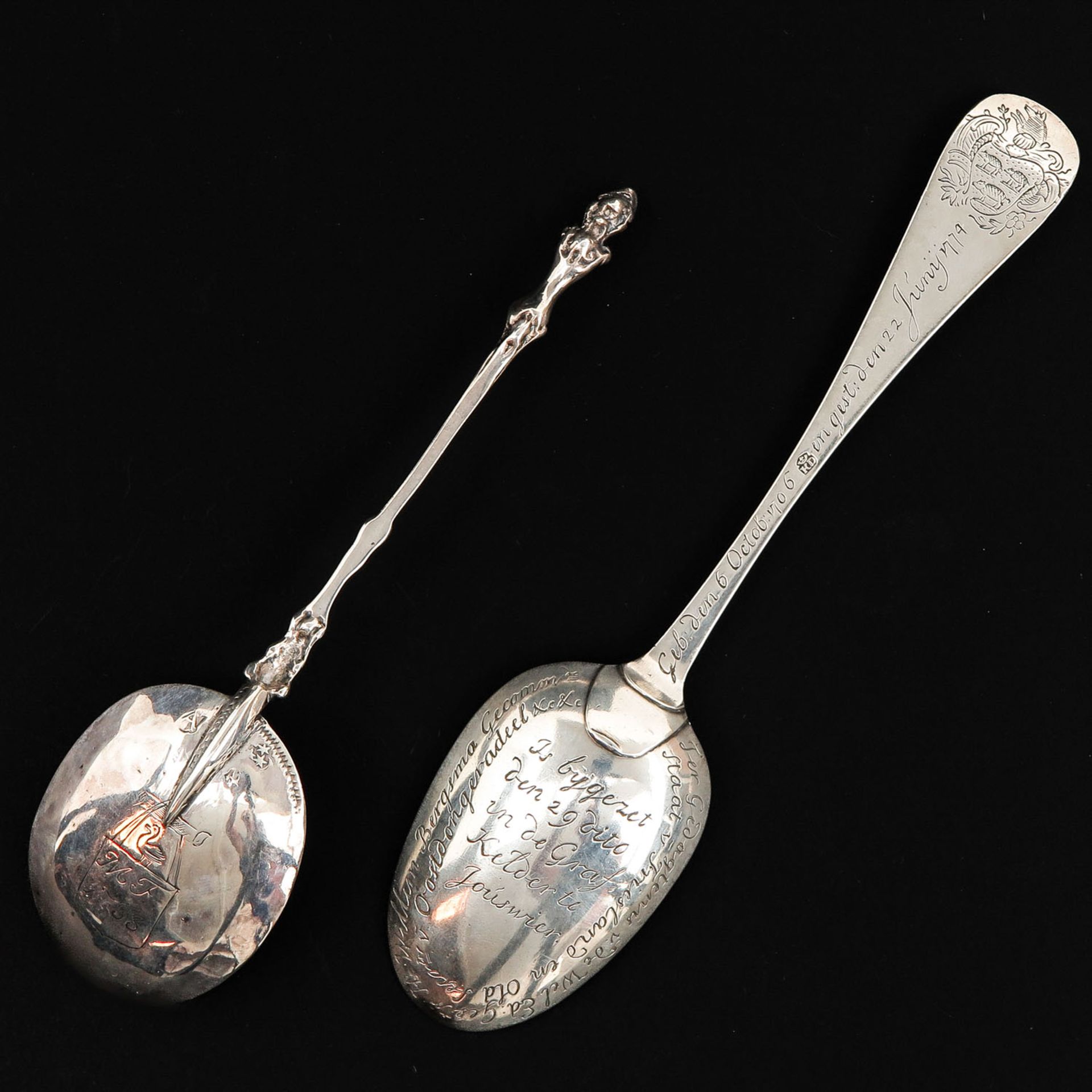 A Collection of 4 Silver Spoons - Image 4 of 10