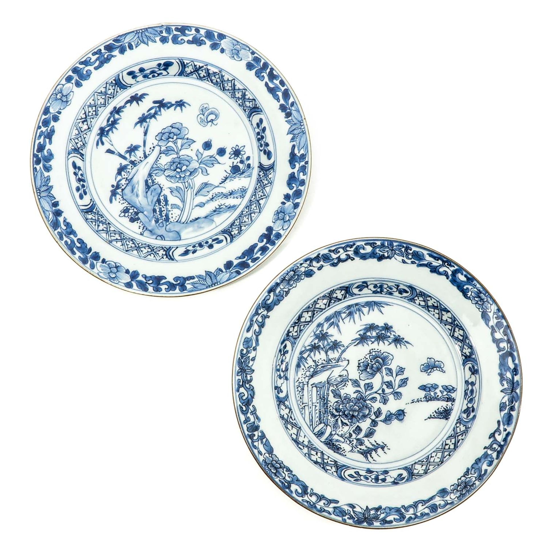 A Collection of 6 Blue and White Plates - Image 5 of 10