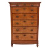 A 19th Century Oak Chest with 6 Drawers