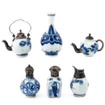 A Collection of Blue and White Miniatures