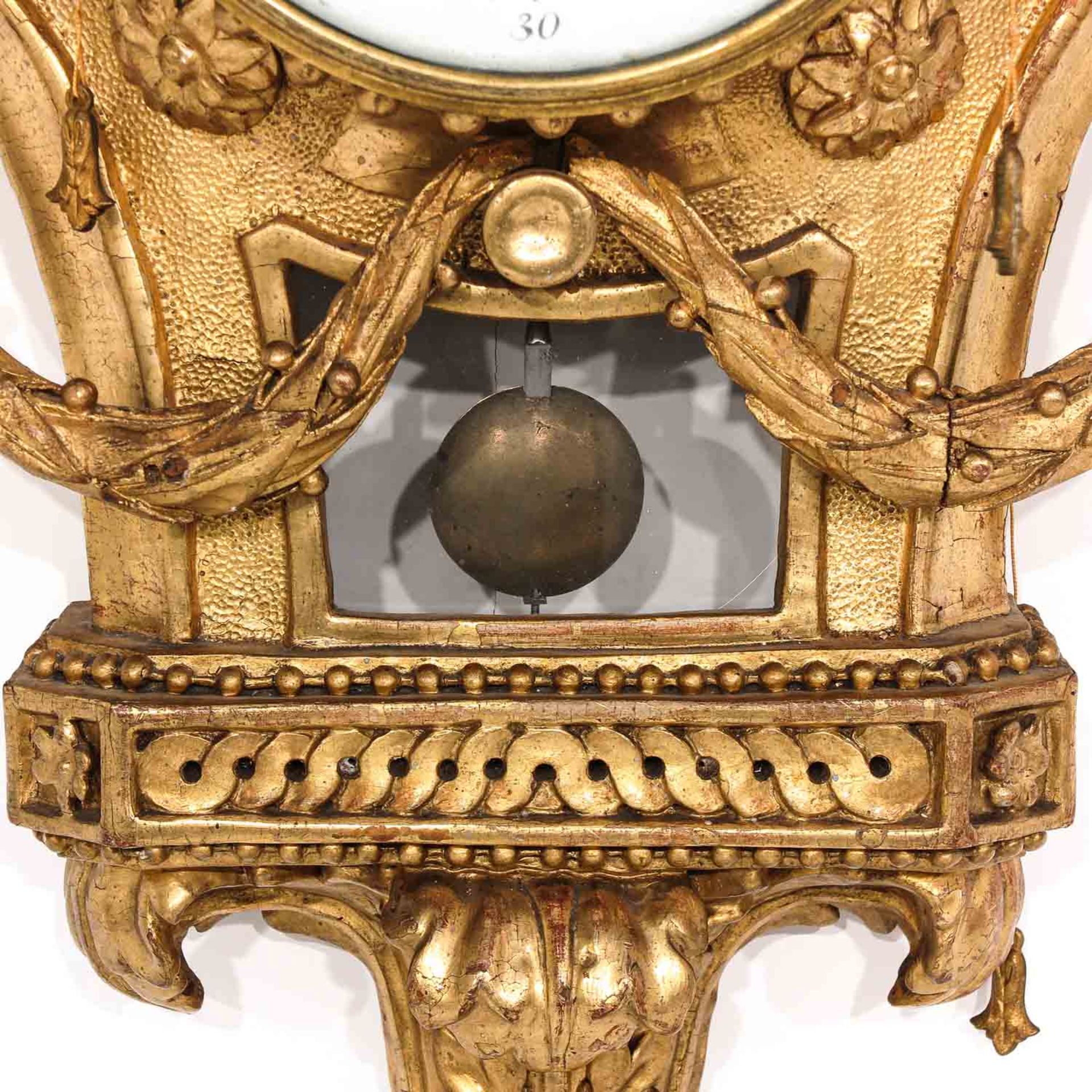An 18th Century Cartel Clock - Bild 9 aus 10