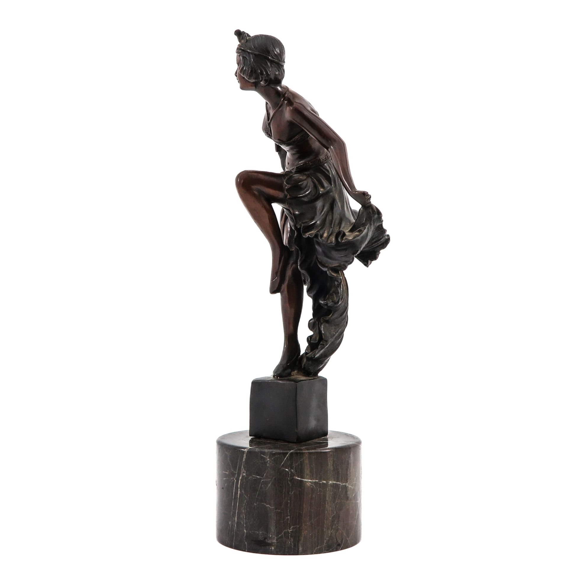 A Bronze Sculpture on Marble Base - Bild 2 aus 8