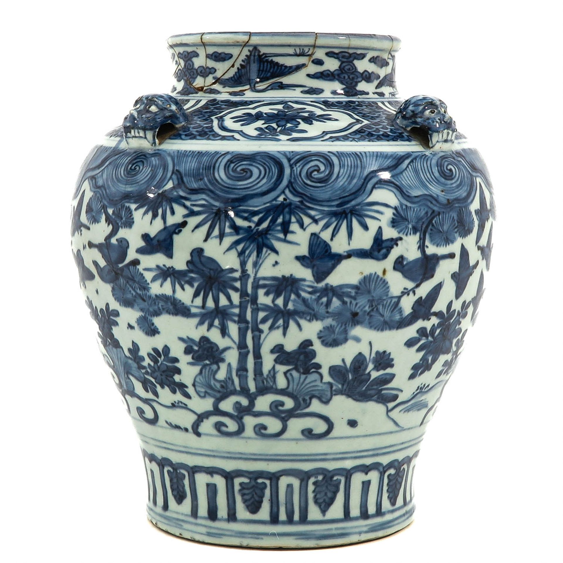 A Blue and White Jar - Image 4 of 10