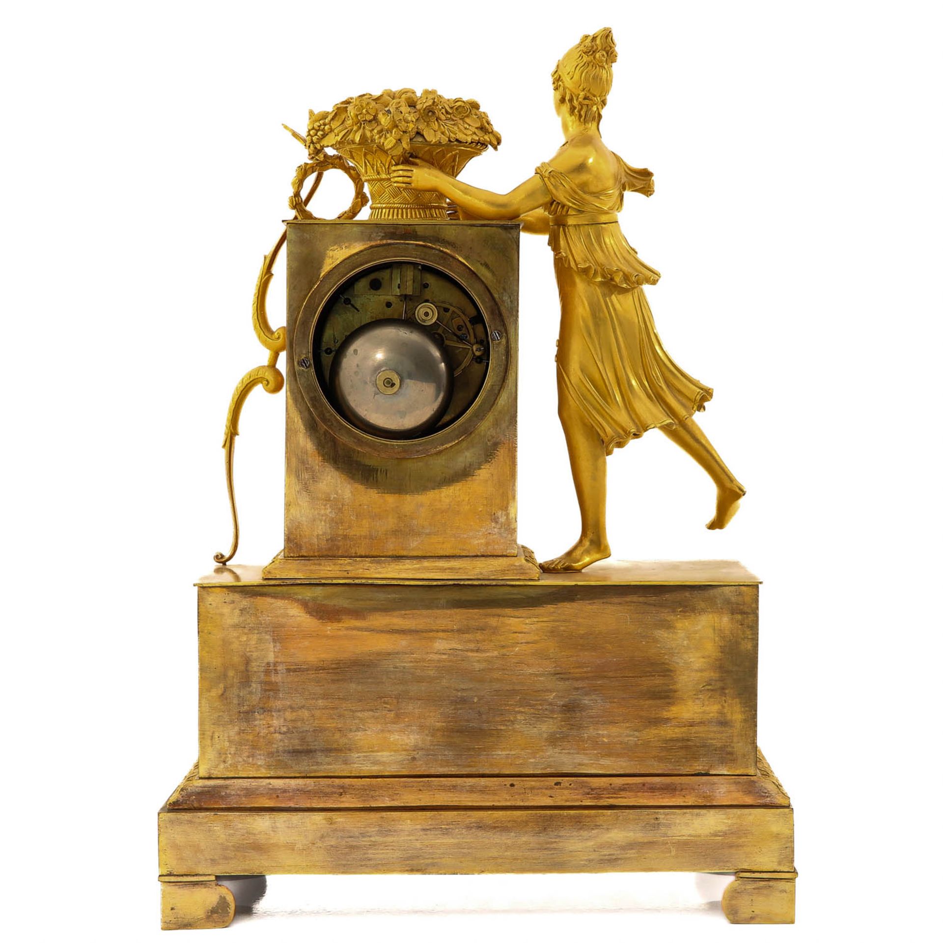 A Fire Gilt French Pendule - Image 3 of 10