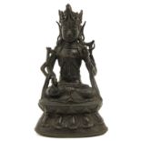 A Bronze Buddha Sculpture