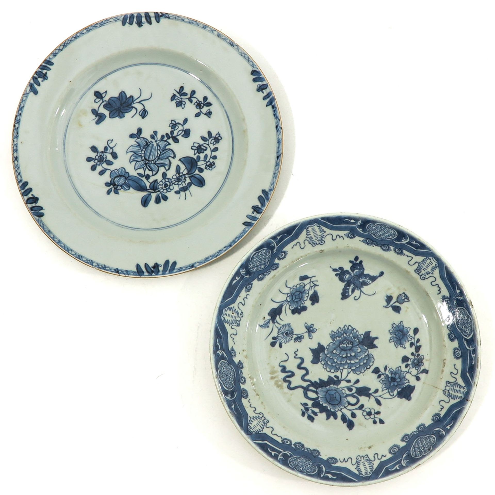 A Collection of 7 Blue and White Plates - Image 5 of 10