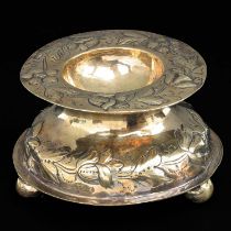 A Gilded Silver Salt Cellar