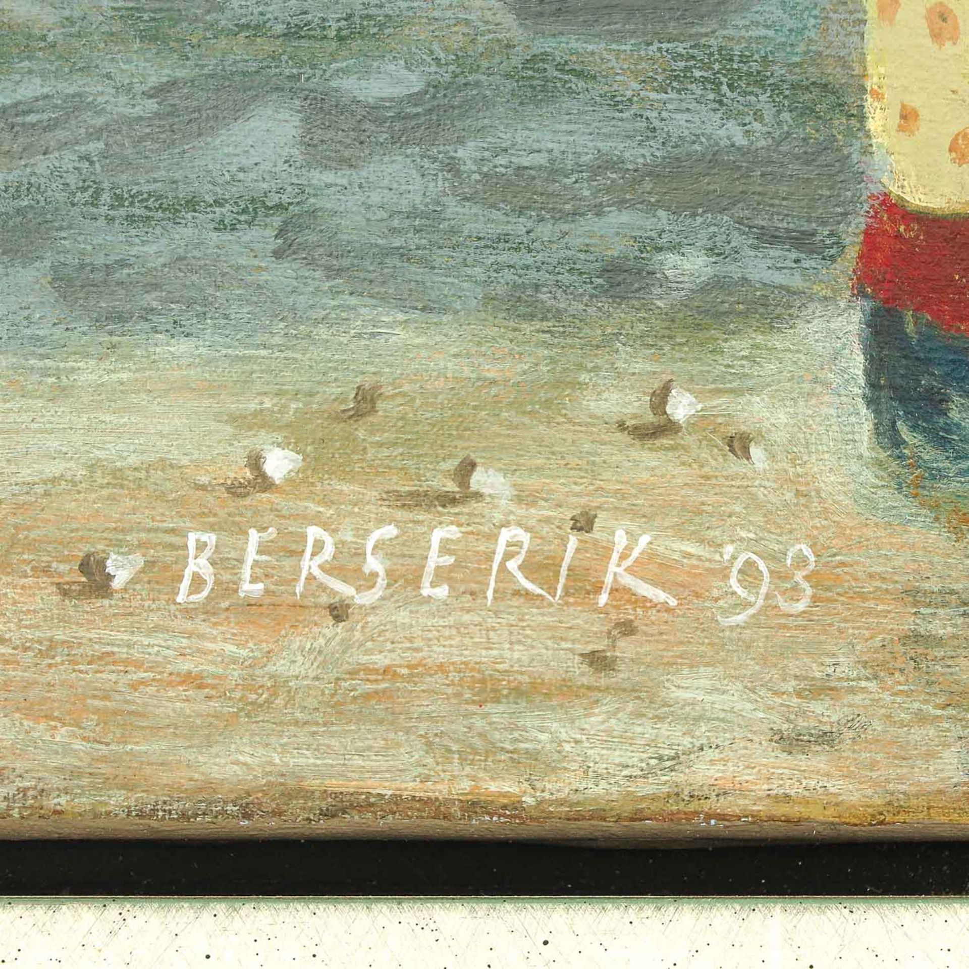 An Oil on Canvas Signed H. Berserik 1992 - Bild 3 aus 10