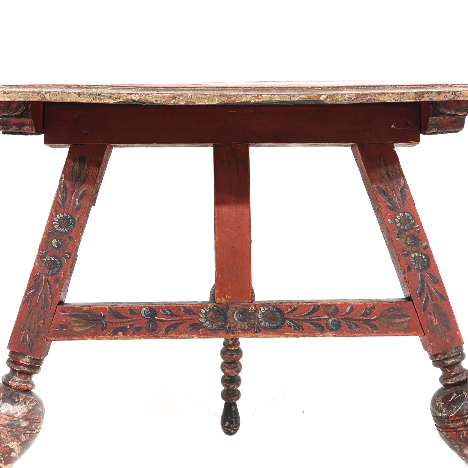 An 18th Century Hindelopen Table - Image 8 of 9