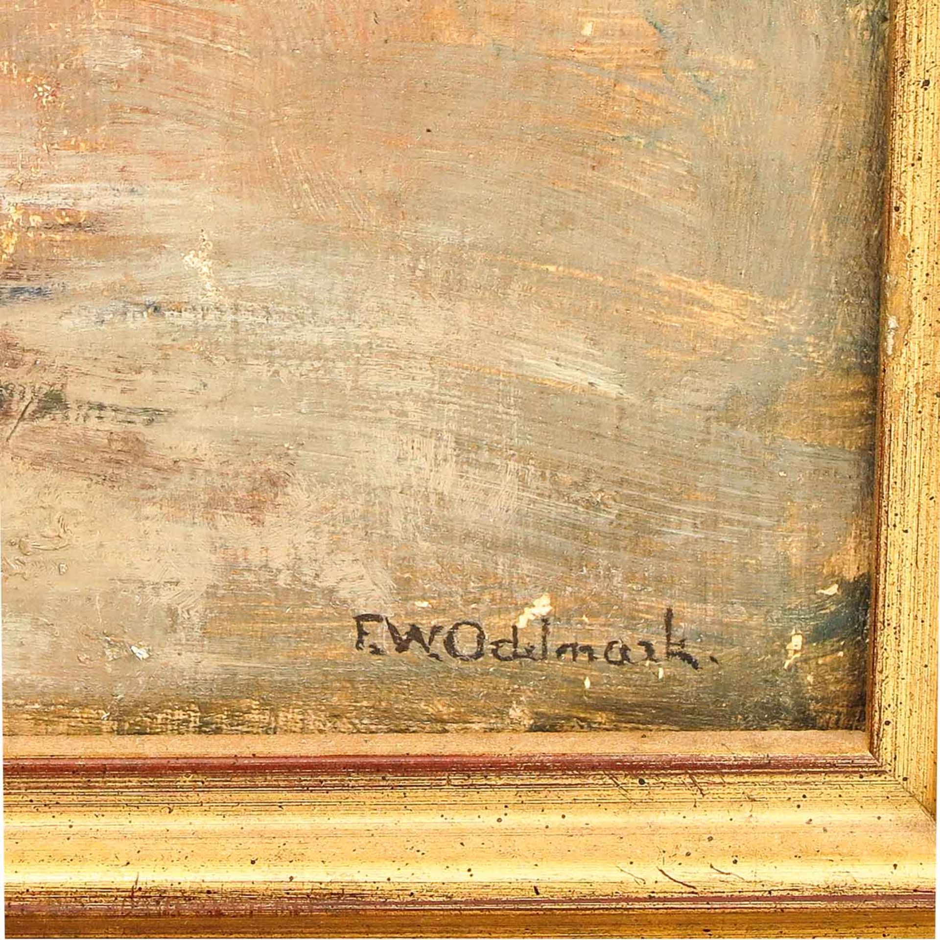 An Oil on Canvas Signed F.W. Odelmark - Image 3 of 9