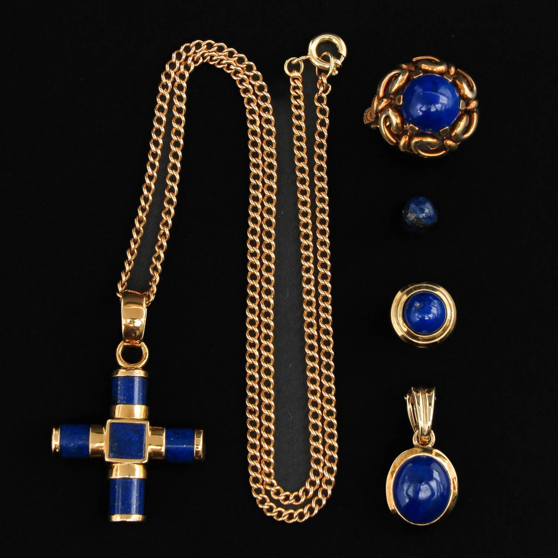 A Collection of Lapis Lazuli Jewelry