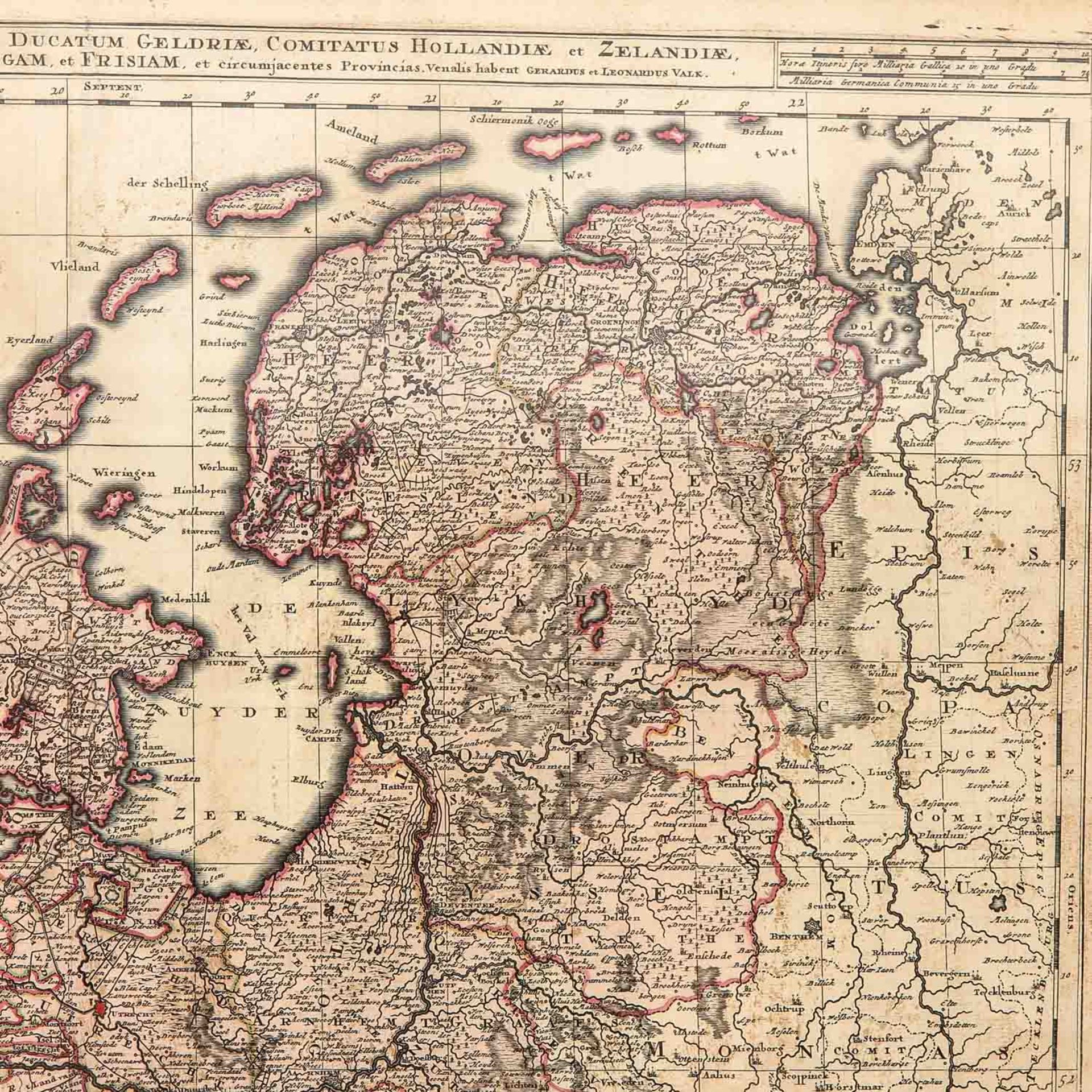 A Map by Gerardus en Leonardus Valk - Image 4 of 6