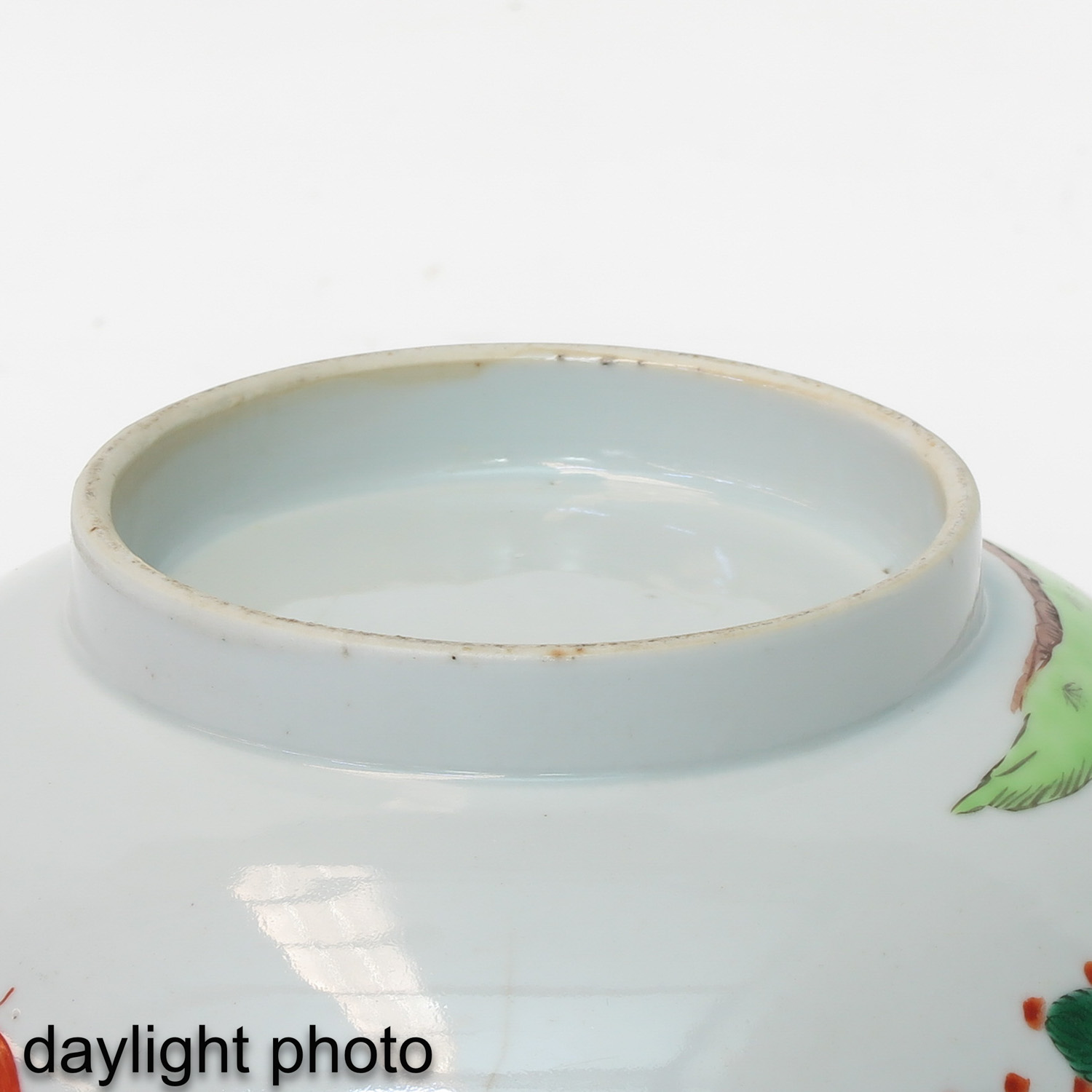 A Pair of Polychrome Decor Bowls - Image 8 of 9
