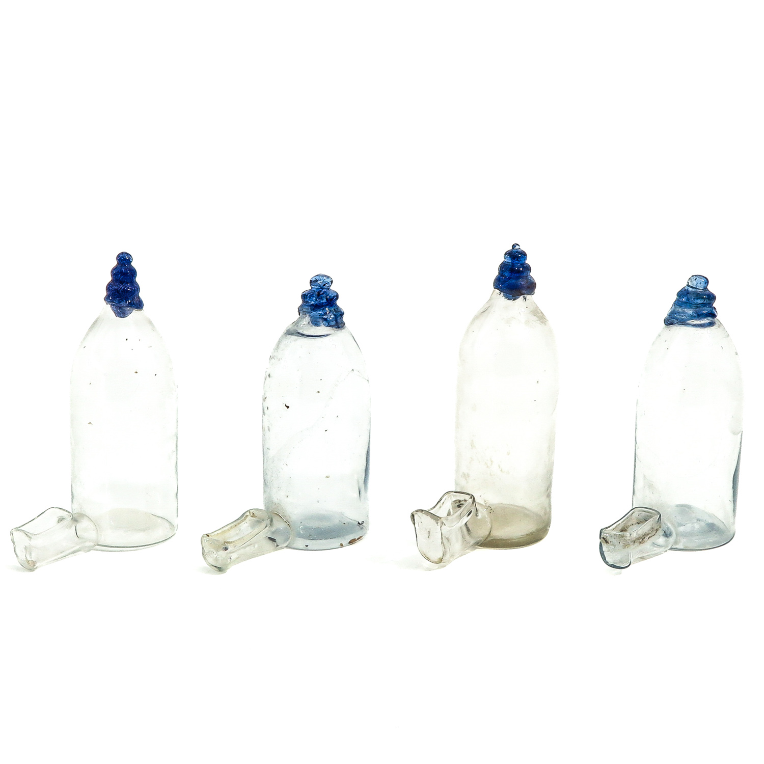 A Collection of Glass Bird Drinking Bottles - Image 7 of 9