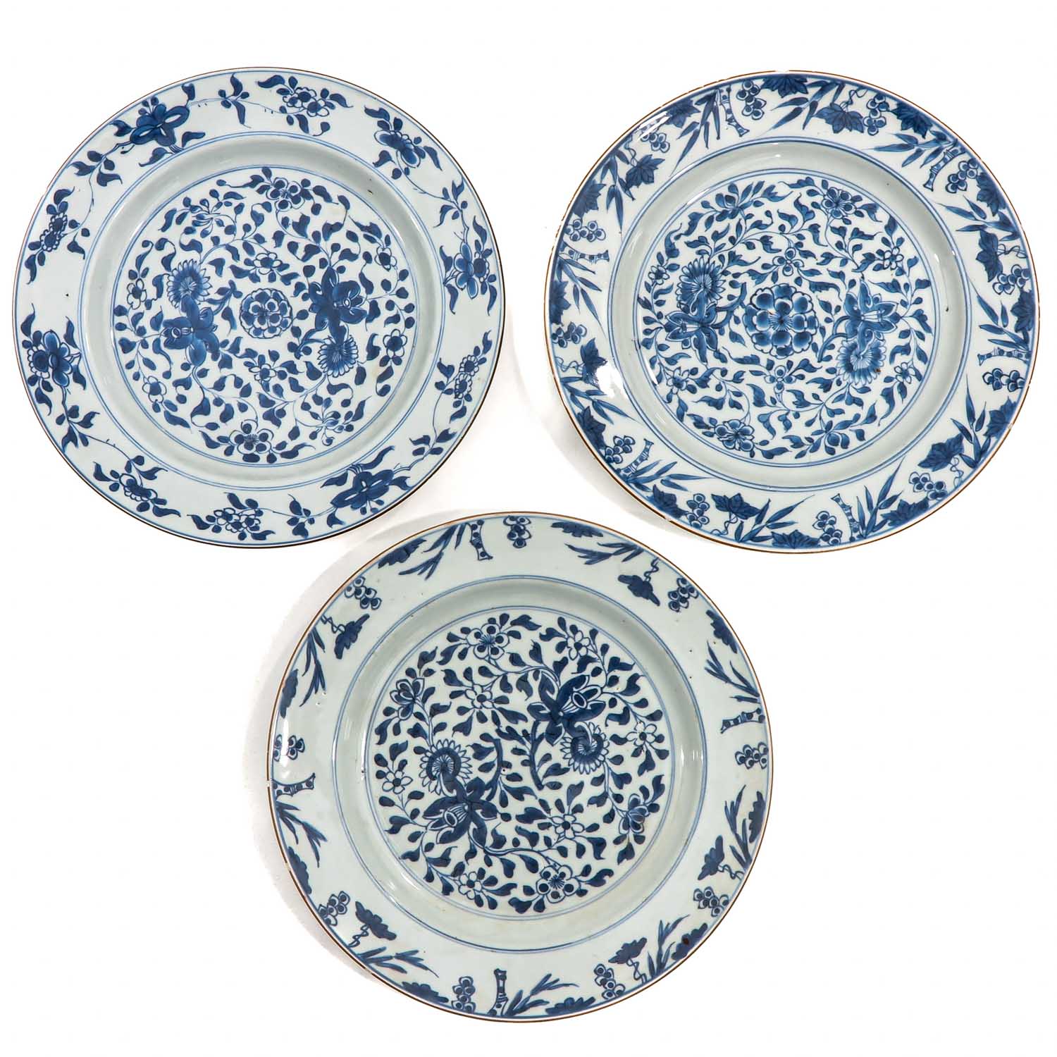 A Series of 9 Blue and White Plates - Image 5 of 10