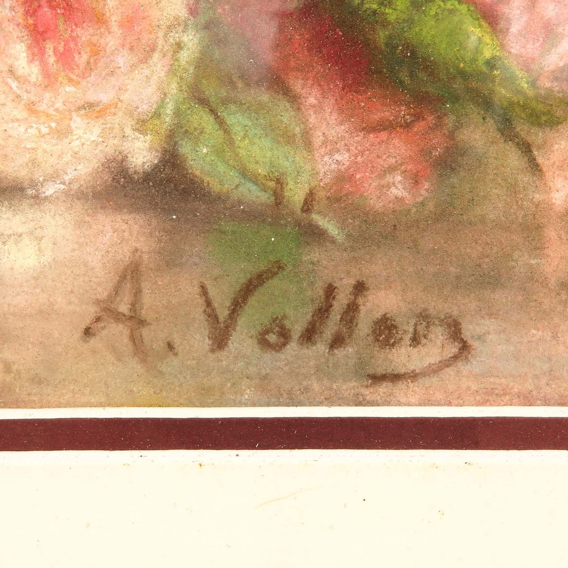 A Pastel Signed Vollers - Image 3 of 5