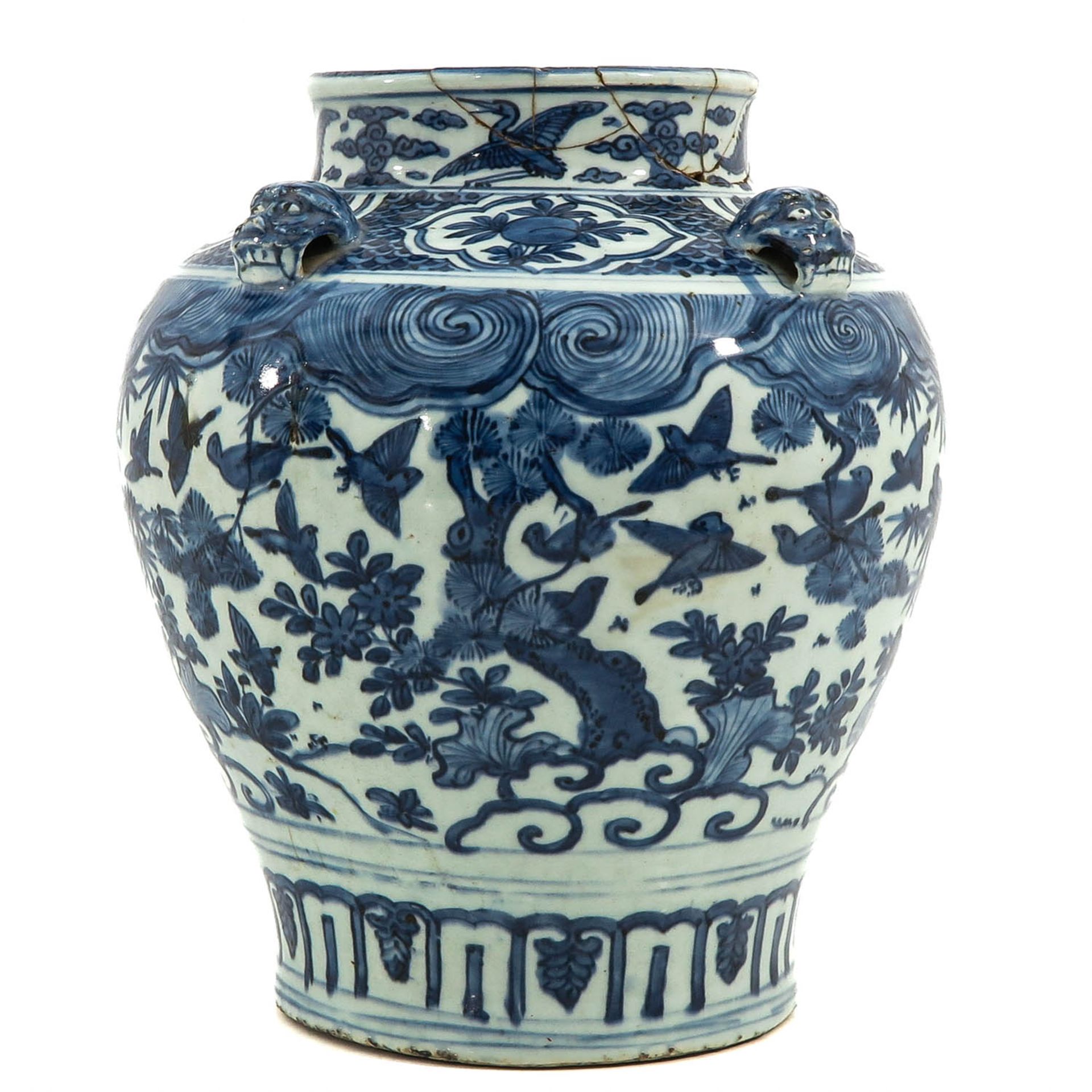A Blue and White Jar - Image 3 of 10