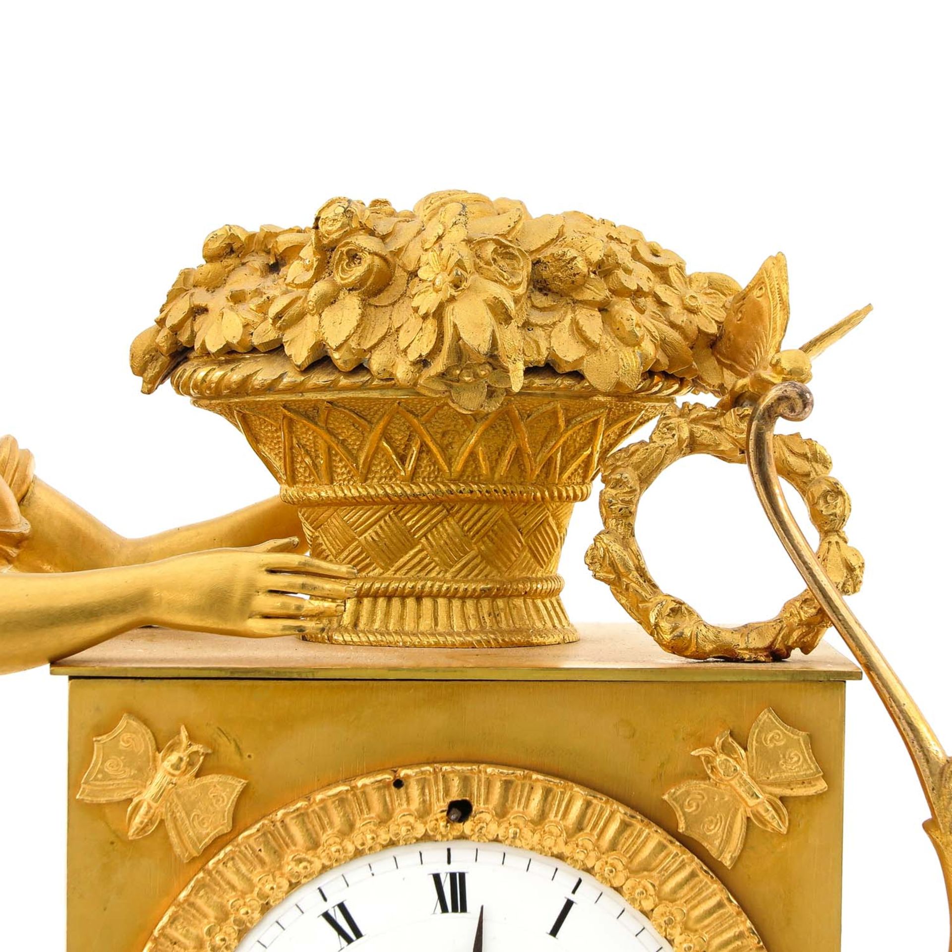 A Fire Gilt French Pendule - Image 9 of 10