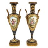 A Pair of Sevres Vases