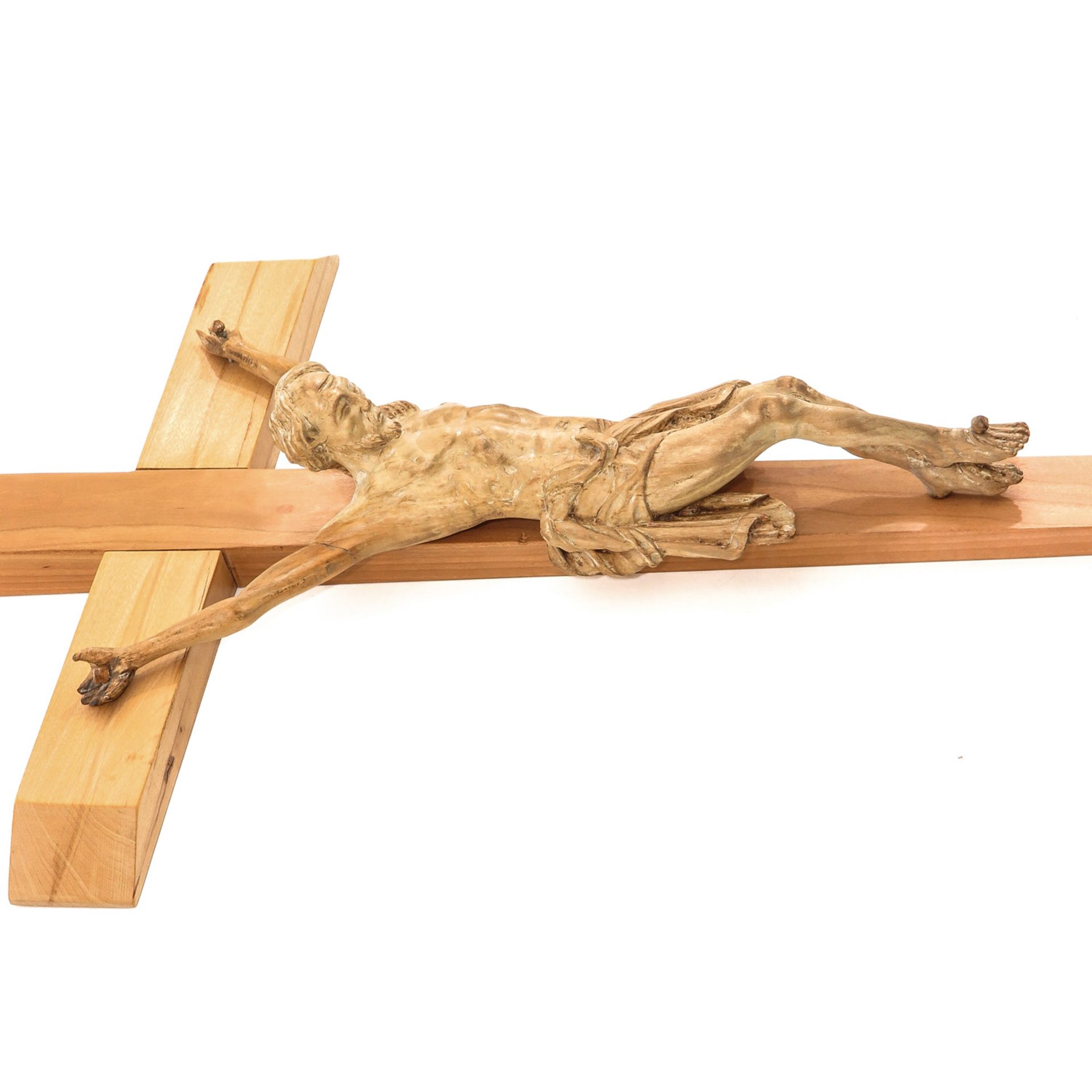 A Wood Crucifix - Image 3 of 6