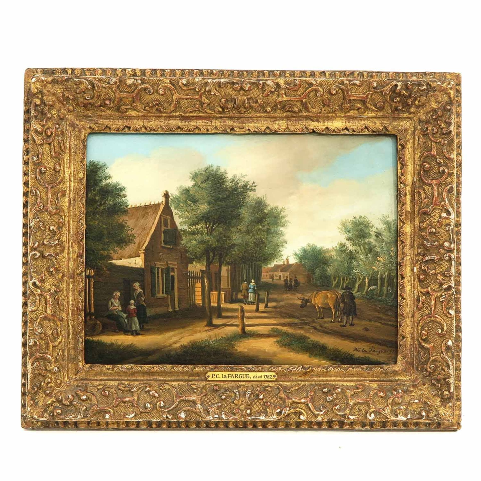 An Oil on Panel Signed Paulus Constantijn La Fargue