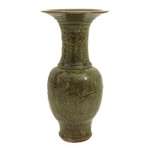 A Green Glaze Celadon Vase