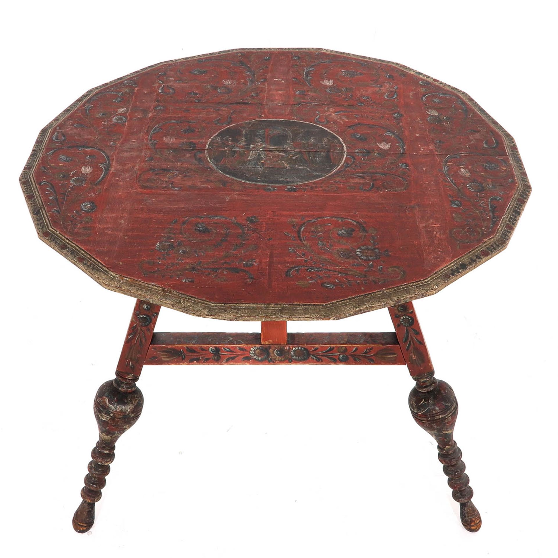 An 18th Century Hindelopen Table - Image 4 of 9