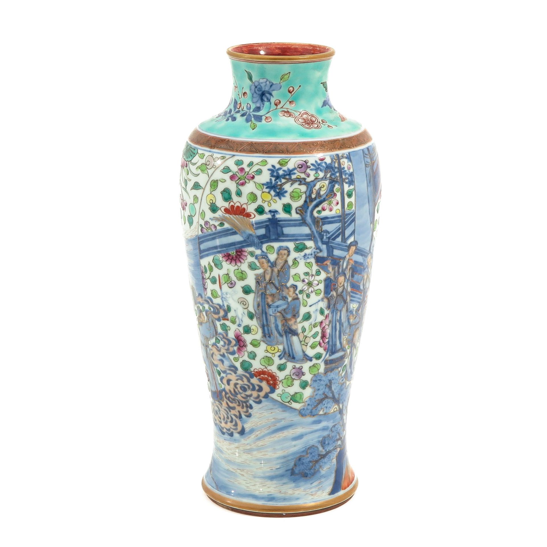 A Famille Rose Vase