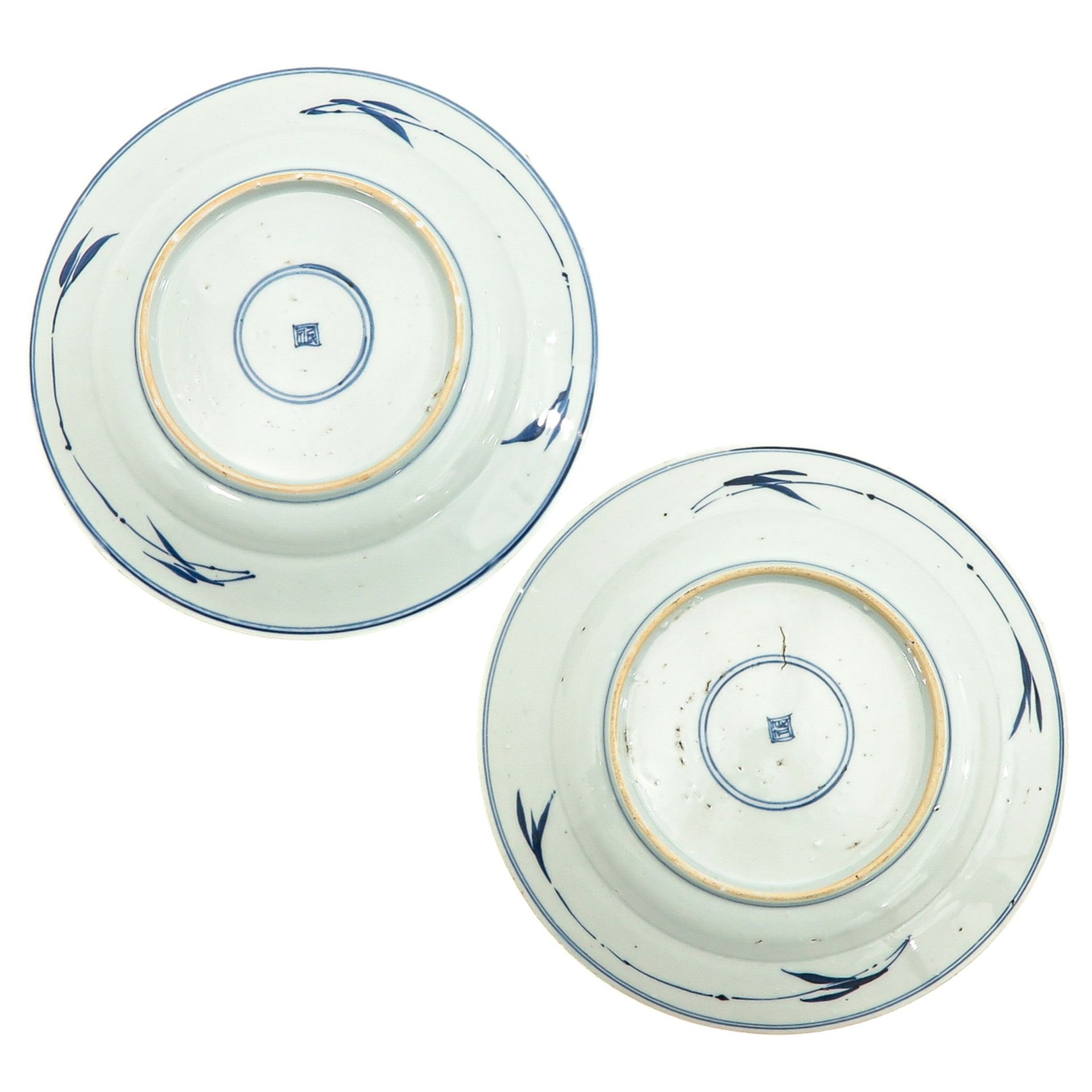 A pair of Blue and White Plates - Bild 2 aus 10