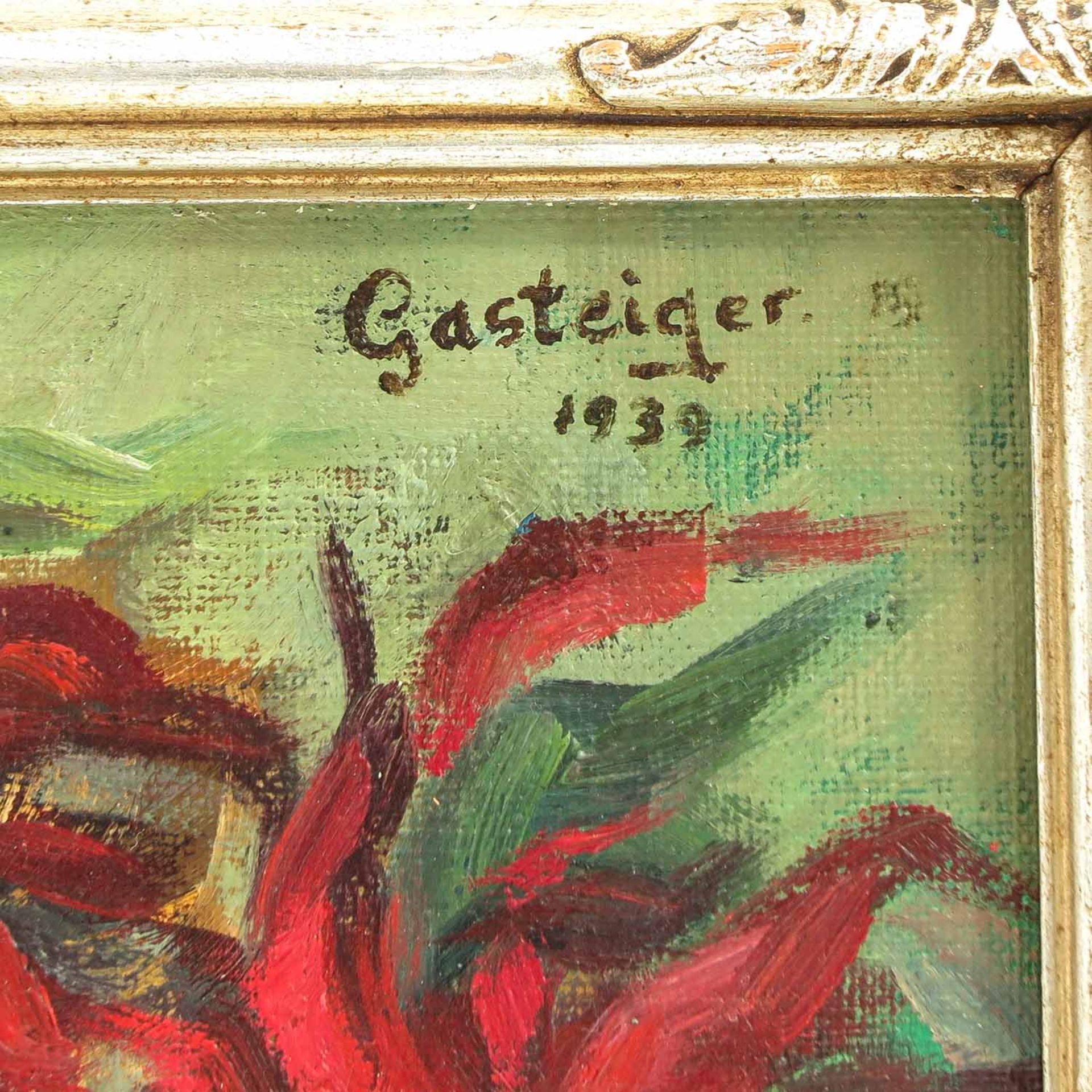 An Oil on Board Signed Gasteiger - Image 3 of 5