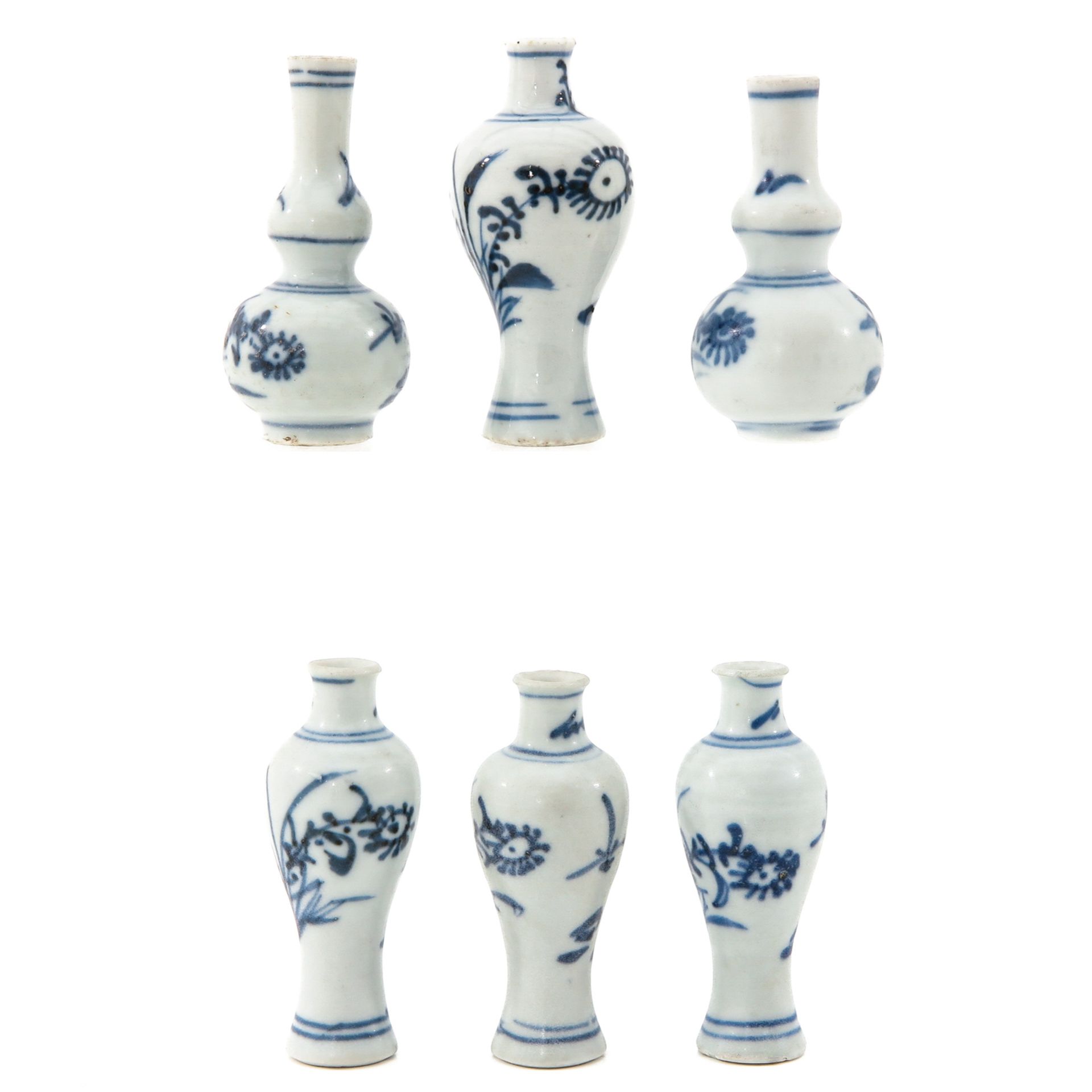 A Collection of 6 Miniature Vases - Image 2 of 10