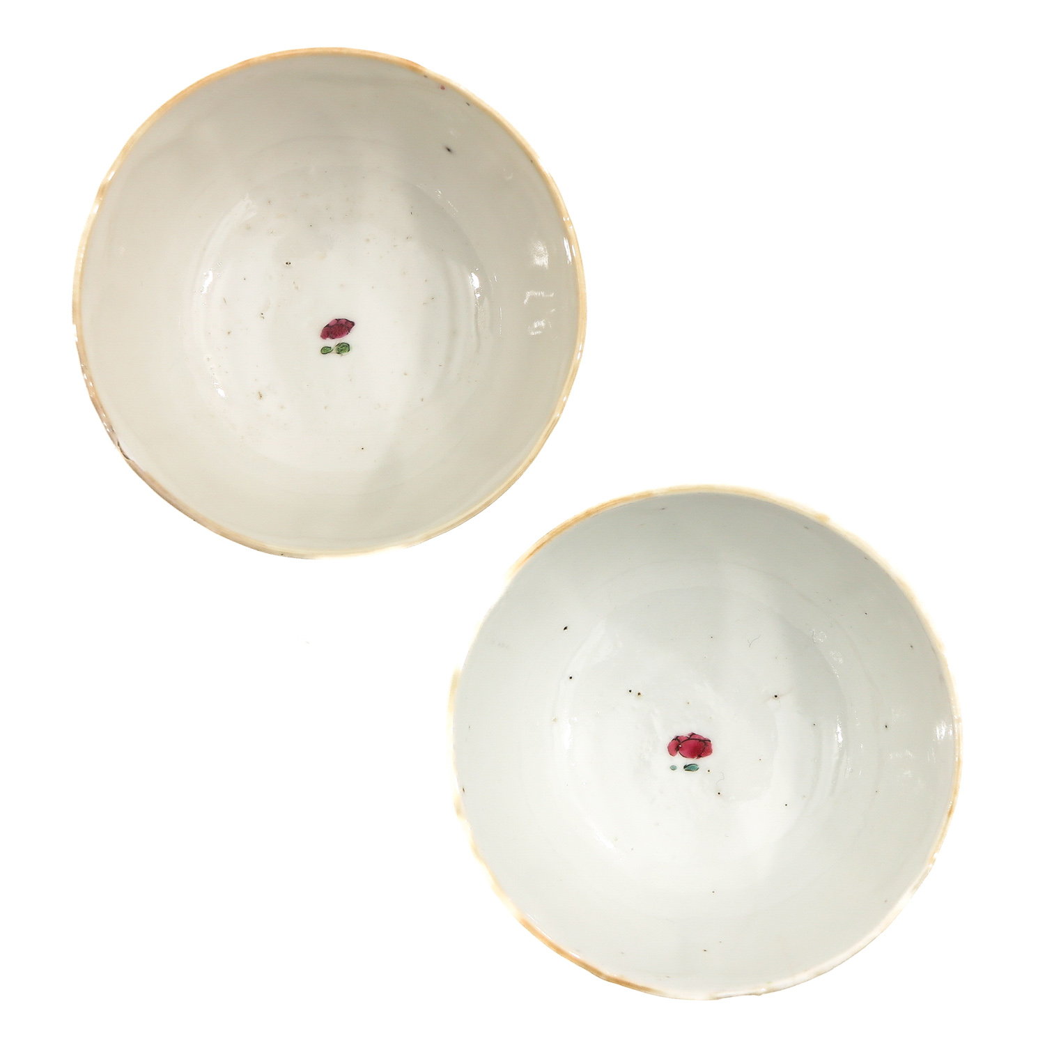 A Pair of Famille Rose Cups and Saucers - Image 5 of 10