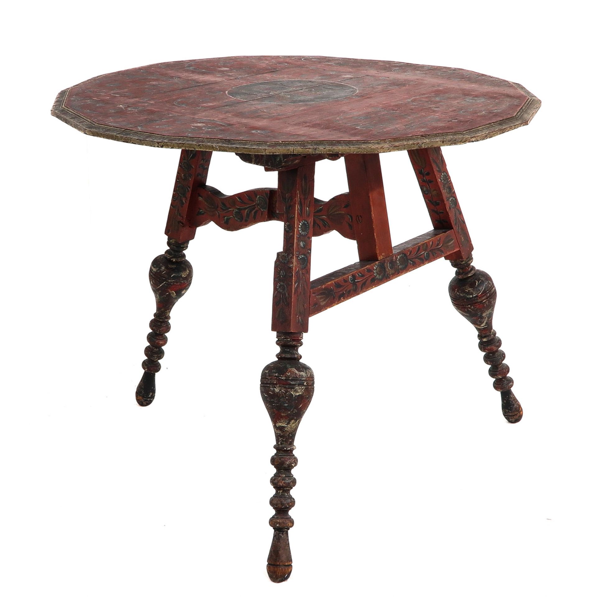 An 18th Century Hindelopen Table - Image 2 of 9