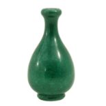 A Green Glaze Garlic Mouth Vase
