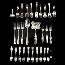 A Collection of Silver Cutlery