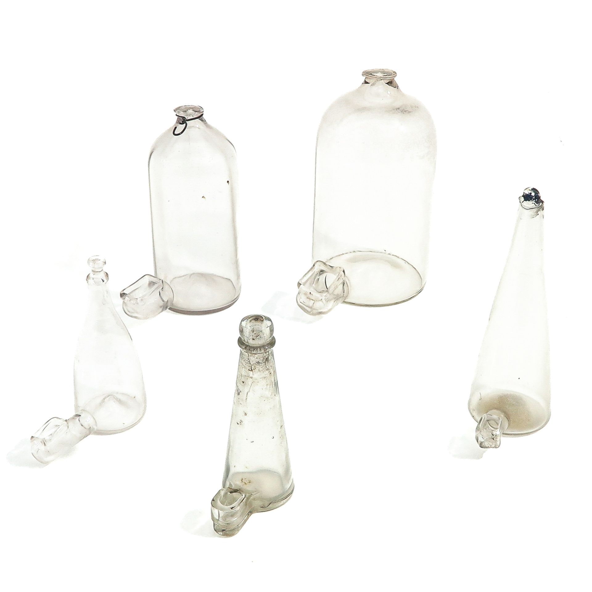 A Collection of Glass Bird Drinking Bottles - Image 9 of 9