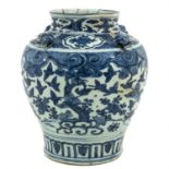 A Blue and White Jar