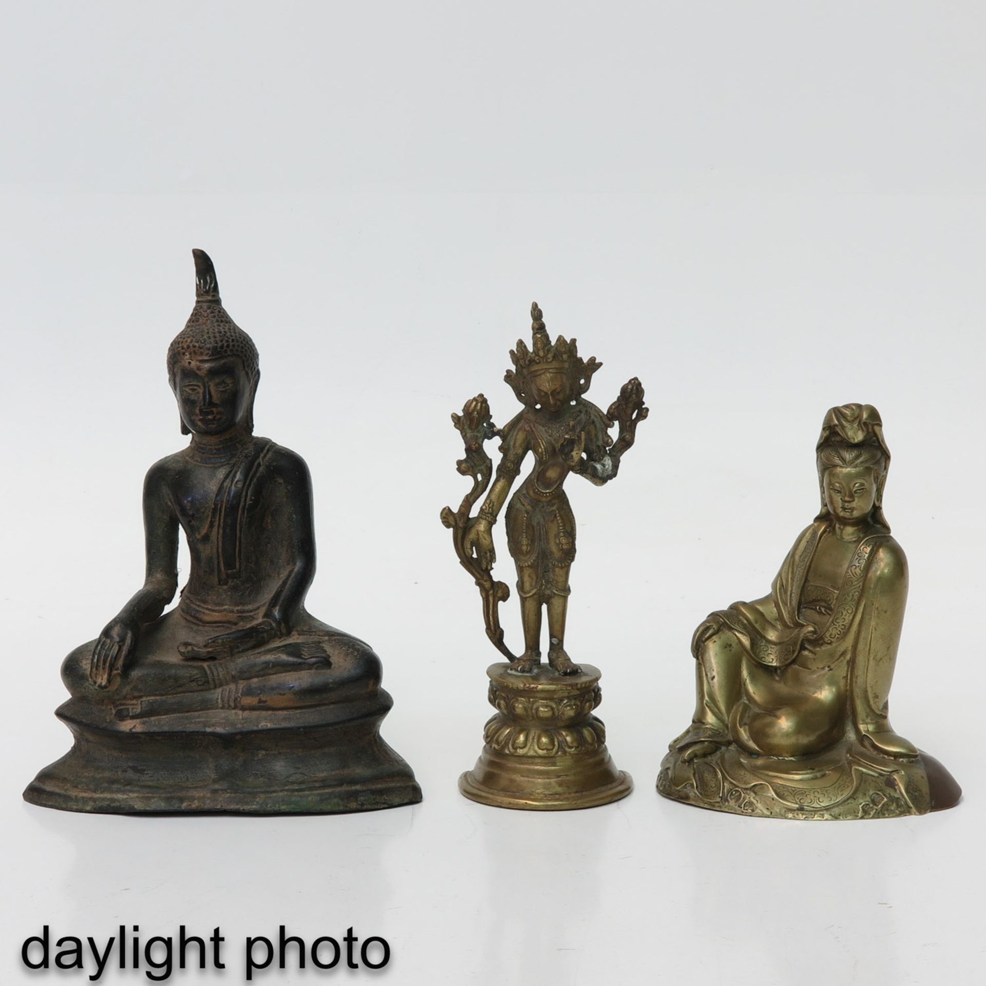 A Collection of 3 Bronze Sculptures - Image 7 of 10