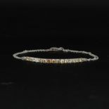 A 14KG Diamond Bracelet