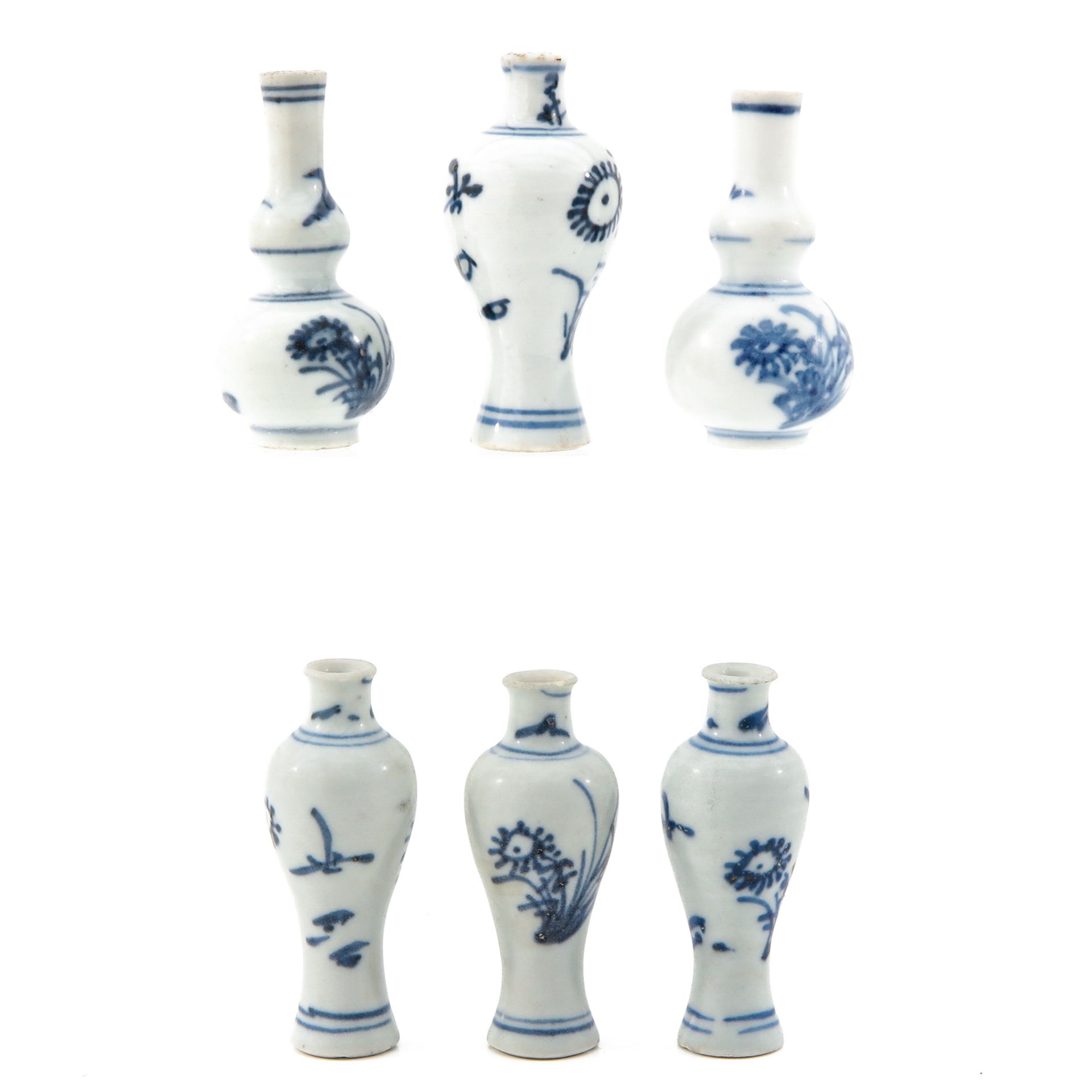 A Collection of 6 Miniature Vases - Image 4 of 10