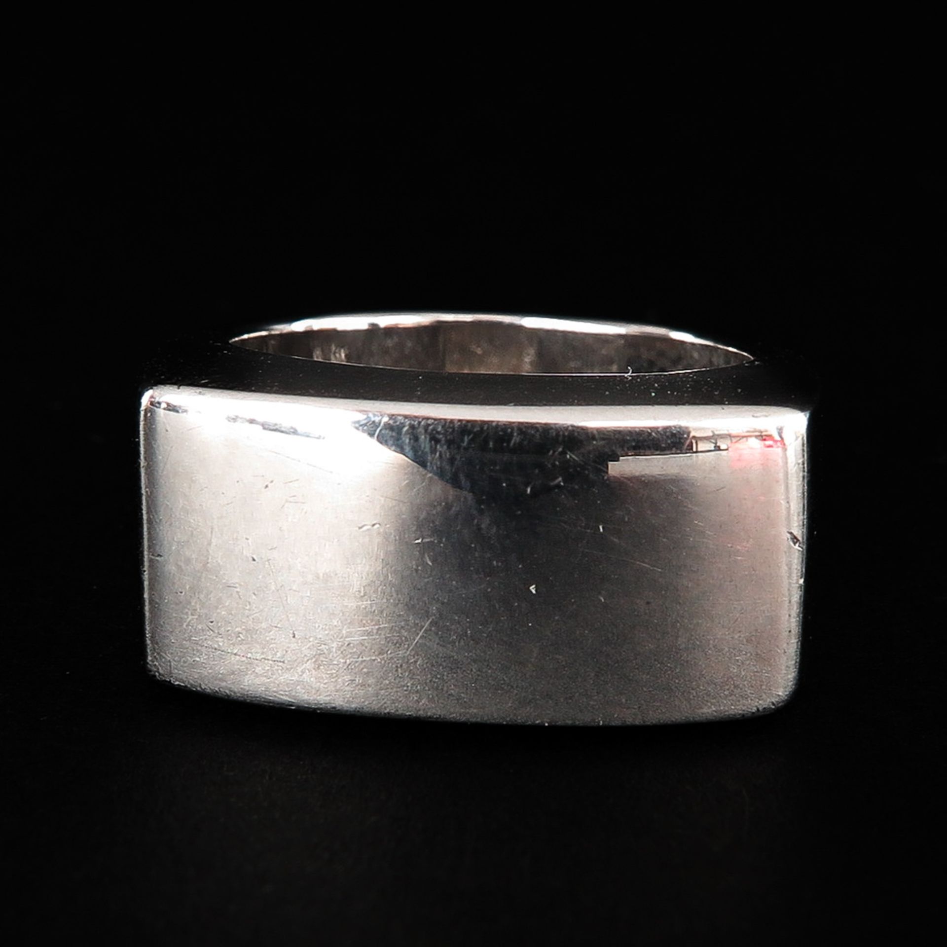 A Silver Lapponia Ring Designed by Bjorn Weckstrom - Image 2 of 6