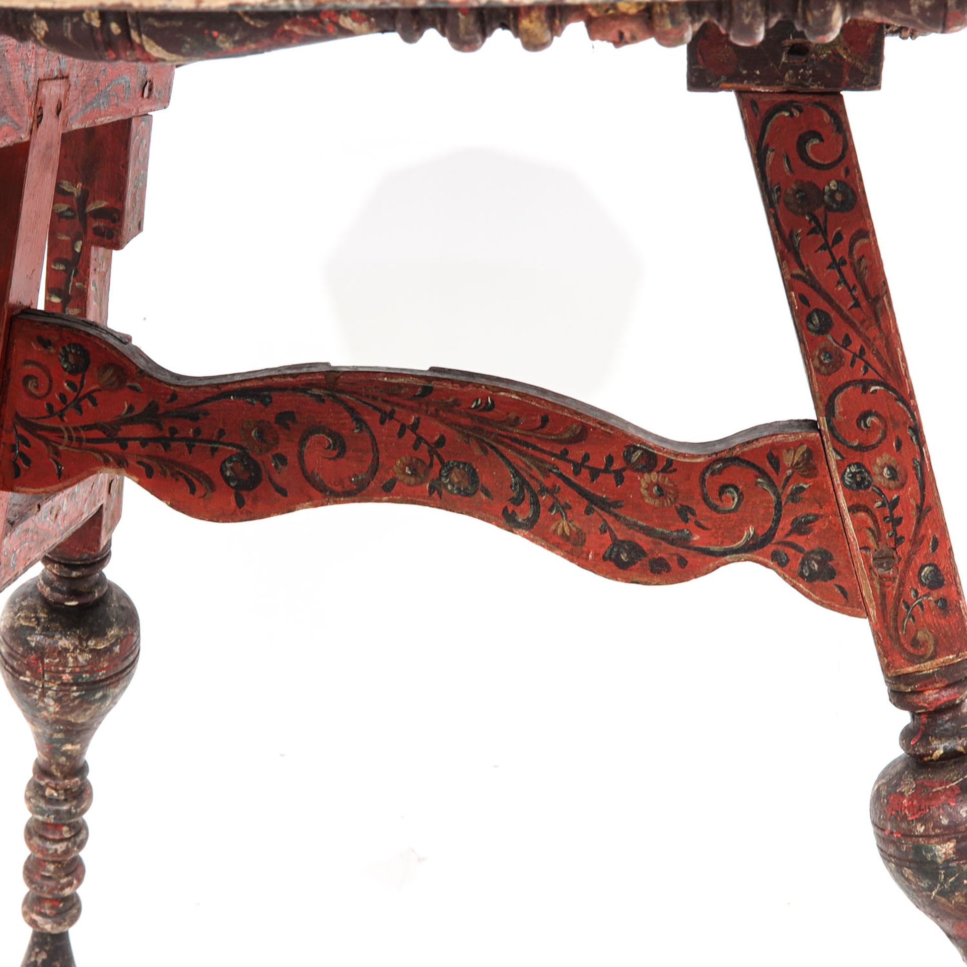 An 18th Century Hindelopen Table - Image 9 of 9