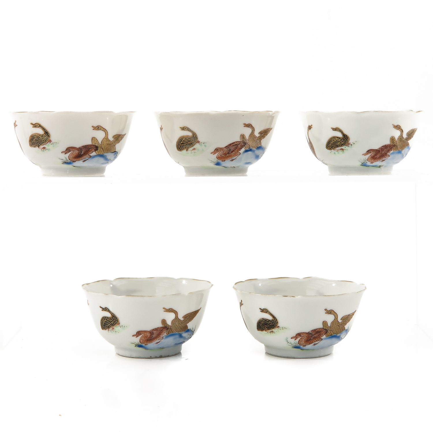 A Collection of 5 Cups and Saucers - Image 2 of 10