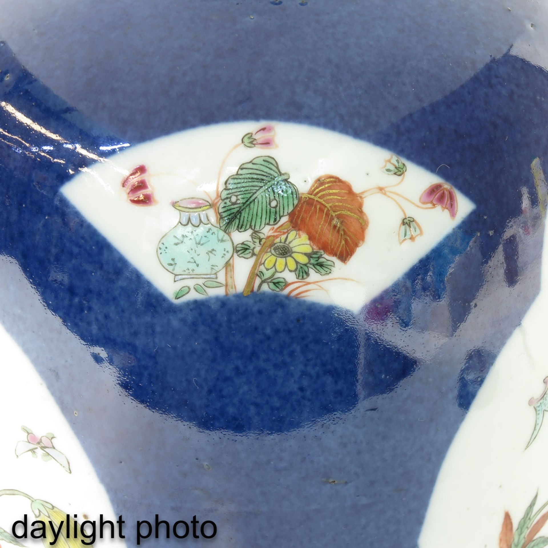 A Powder Blue Jar with Cover - Image 10 of 10