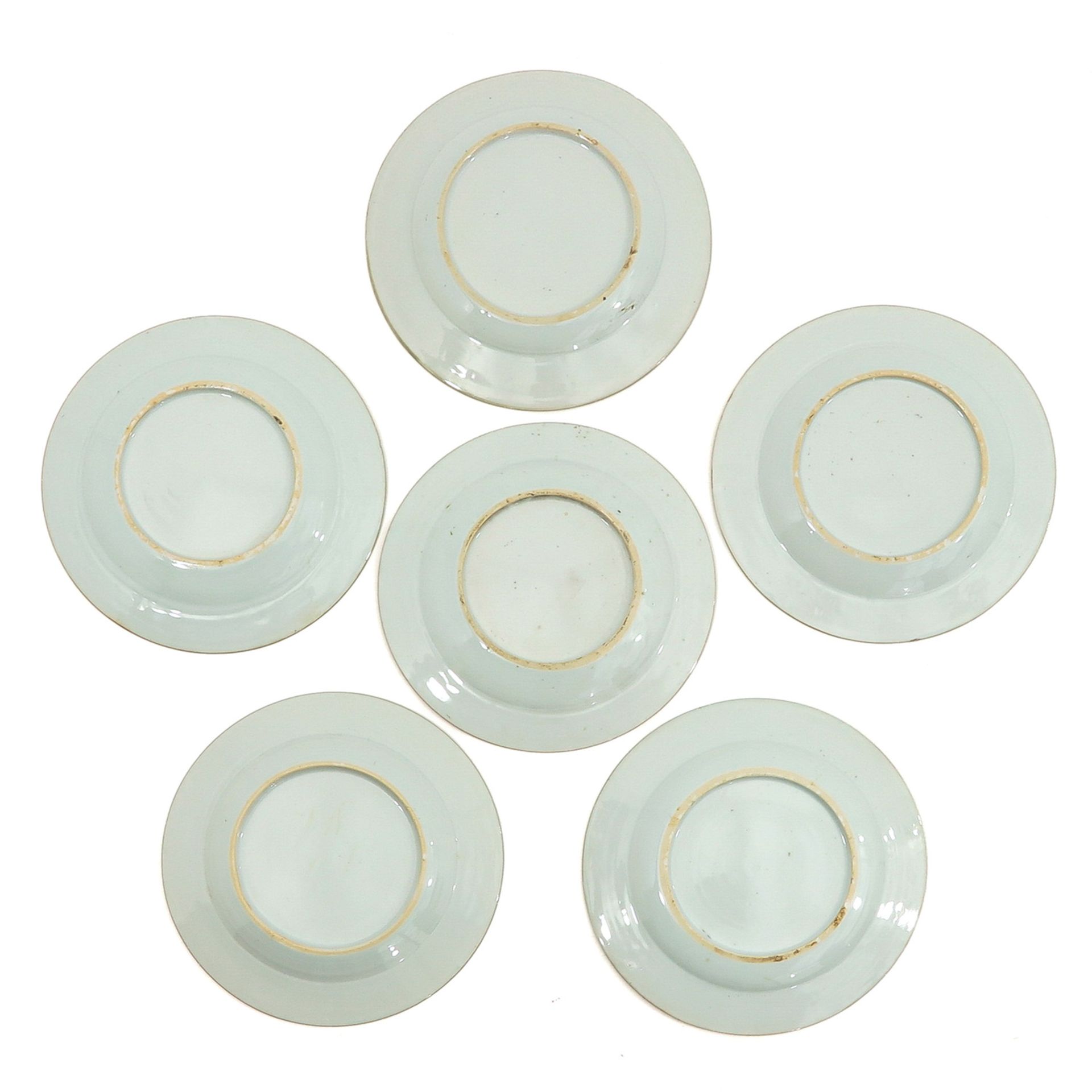 A Collection of 6 Blue and White Plates - Image 2 of 10
