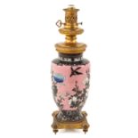 A Chinese Porcelain Lamp